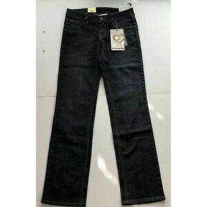 Luxirie By LRG Womens Denim Dark Mid Rise Straight